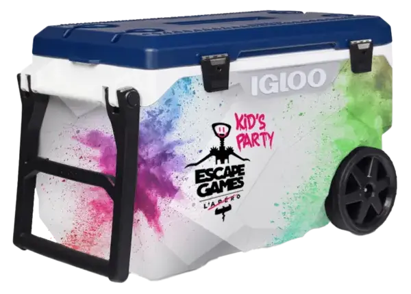 Ghiacciaia colorata della versione Kid's Party